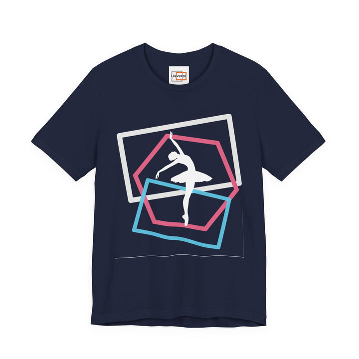 Minimal Ballerina Dark — Unisex Graphic Tee | Universe