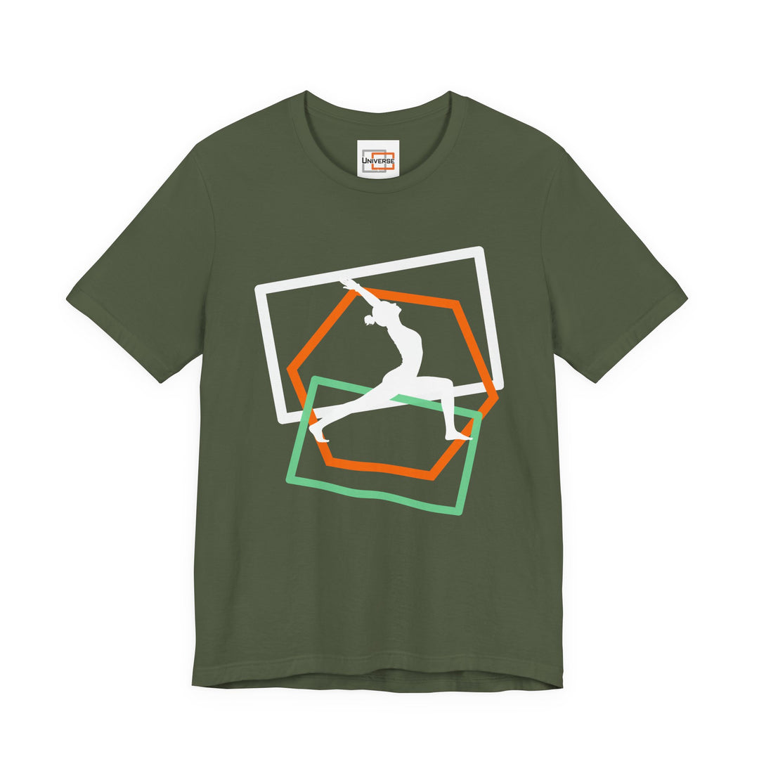 Minimal Yoga Dark — Unisex Graphic Tee | Universe