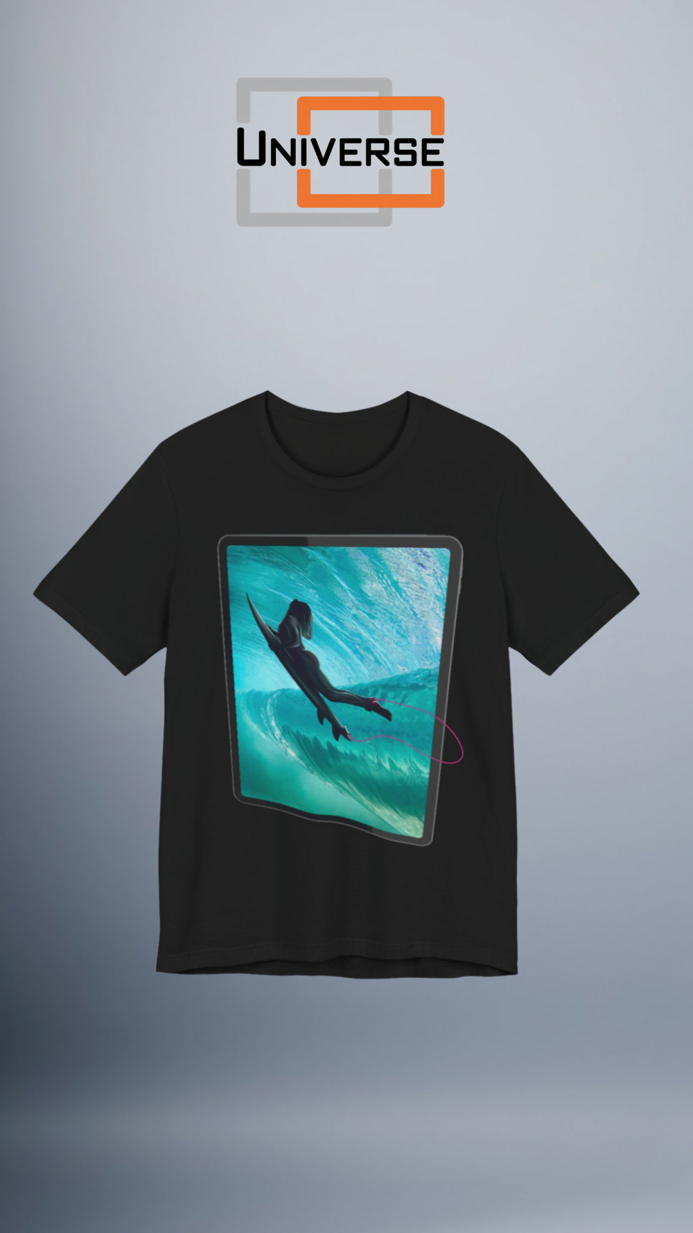 Duck Dive Portal Branded Design Portrait — Universe Digital