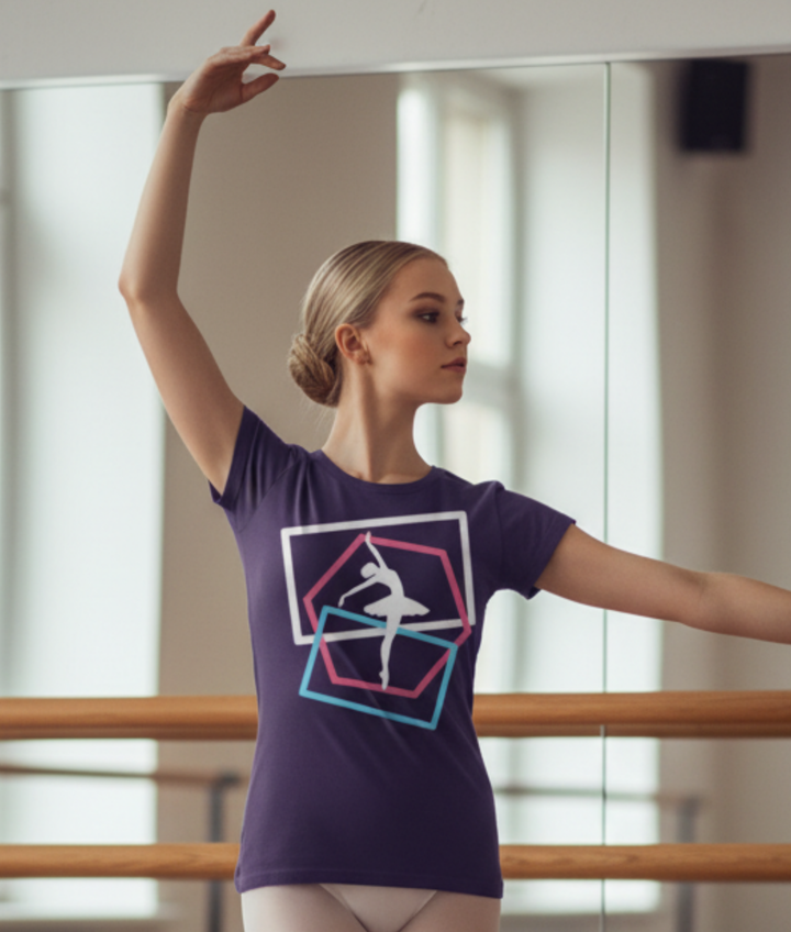 Minimal Ballerina Dark Mockup — Universe Digital