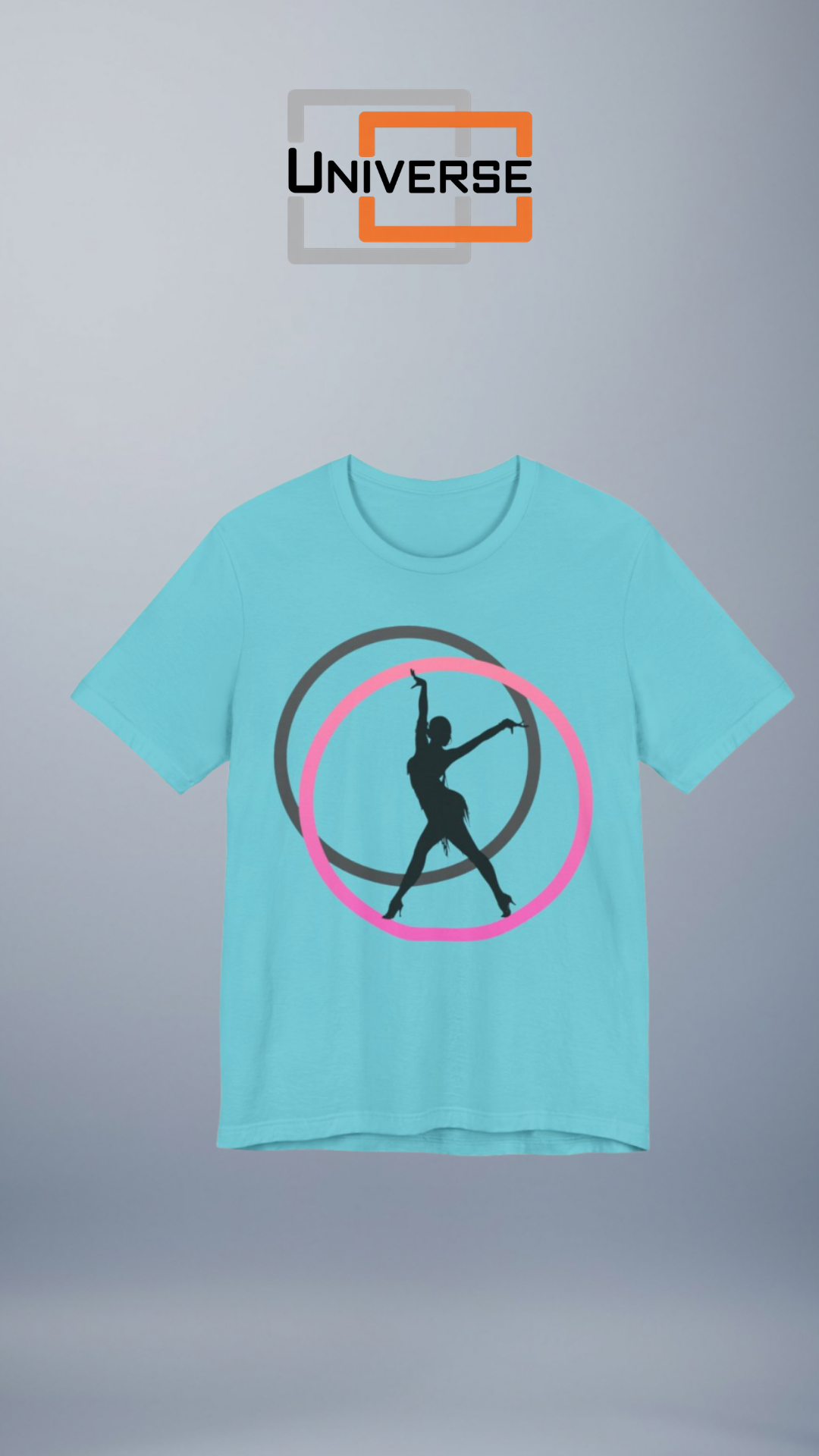 Minimal Dancer Light Branded Design Portrait — Universe Digital