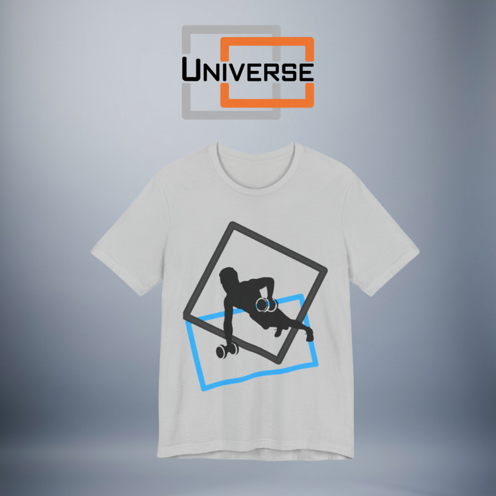 Minimal Dumbbell Row Light Branded Design — Universe Digital