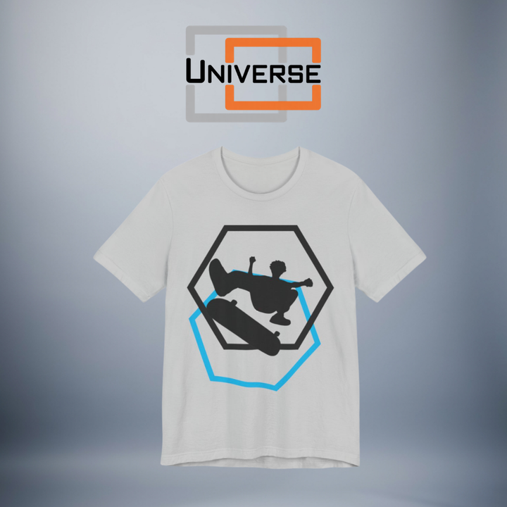 Minimal Skateboarder Light Branded Design — Universe Digital