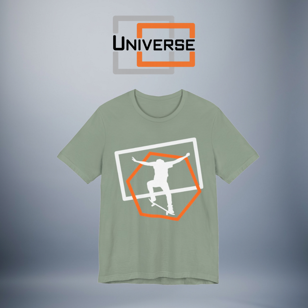 Minimal Skateboarder Ollie Dark Branded Design — Universe Digital