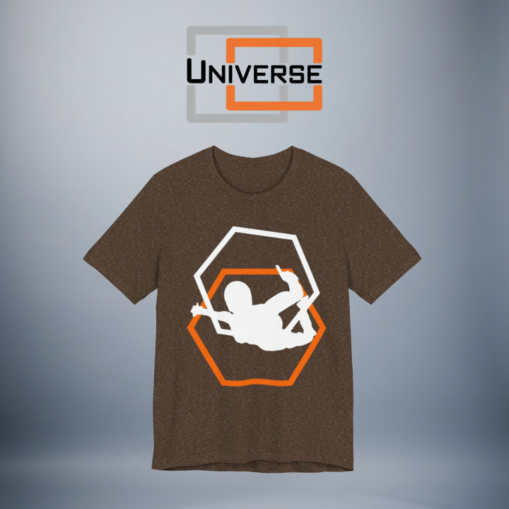 Minimal Skydiver Dark Branded Design — Universe Digital