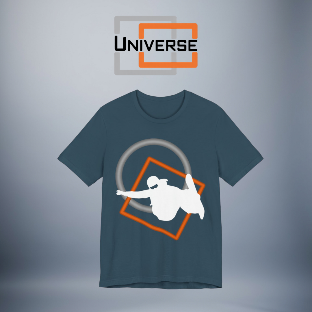 Minimal Snowboarder Dark Branded Design — Universe Digital