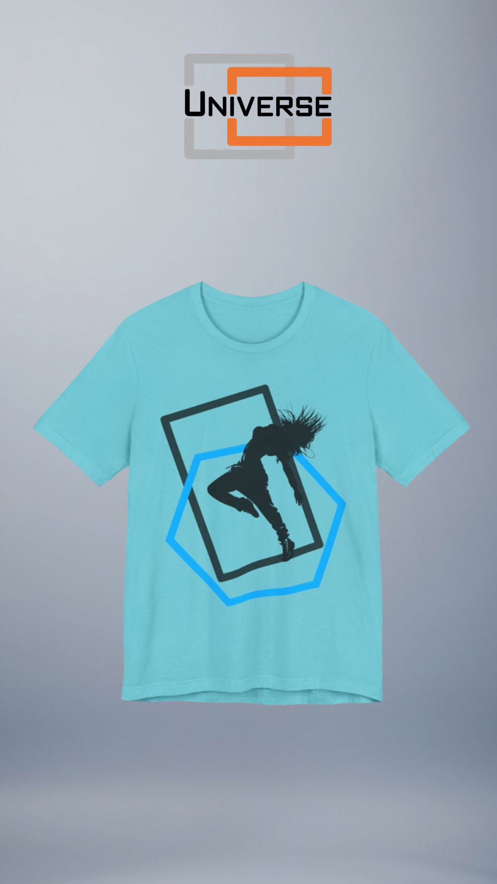Minimal Street Dancer Light Branded Design Portrait — Universe Digital