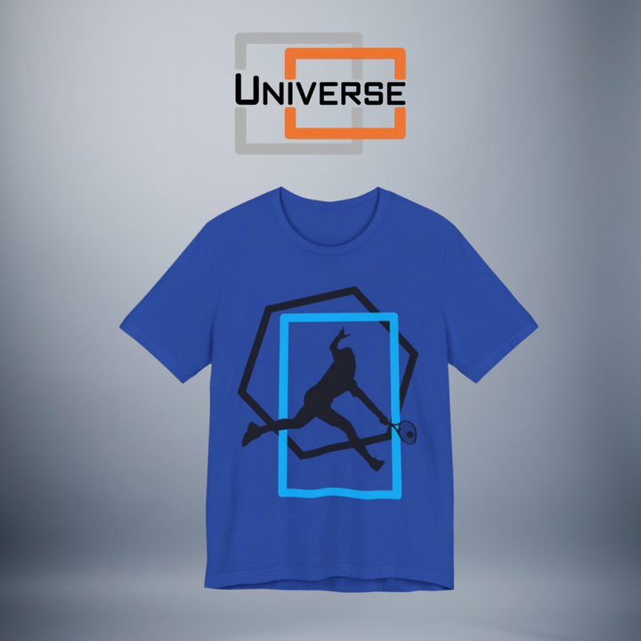 Minimal Tennis Man Light Branded Design — Universe Digital