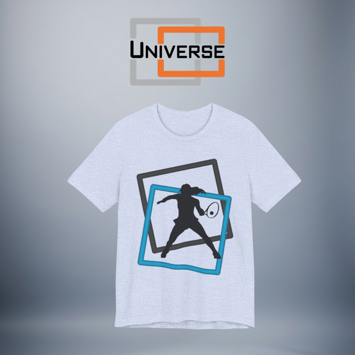 Minimal Tennis Woman Light 2 Branded Design — Universe Digital
