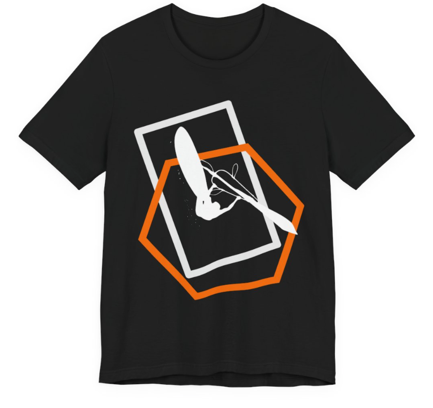Minimal Windsurfer Dark 2 Product Shot — Universe Digital