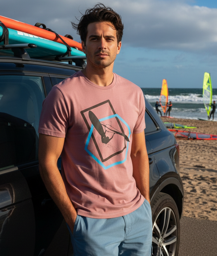 Minimal Windsurfer Off The Lip Light Mockup — Universe Digital