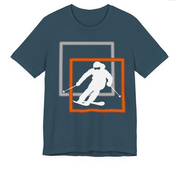Minimal Downhill Skier Dark | Universe