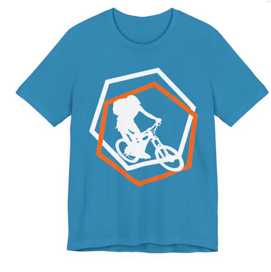Minimal Mountain Biker Dark | Universe