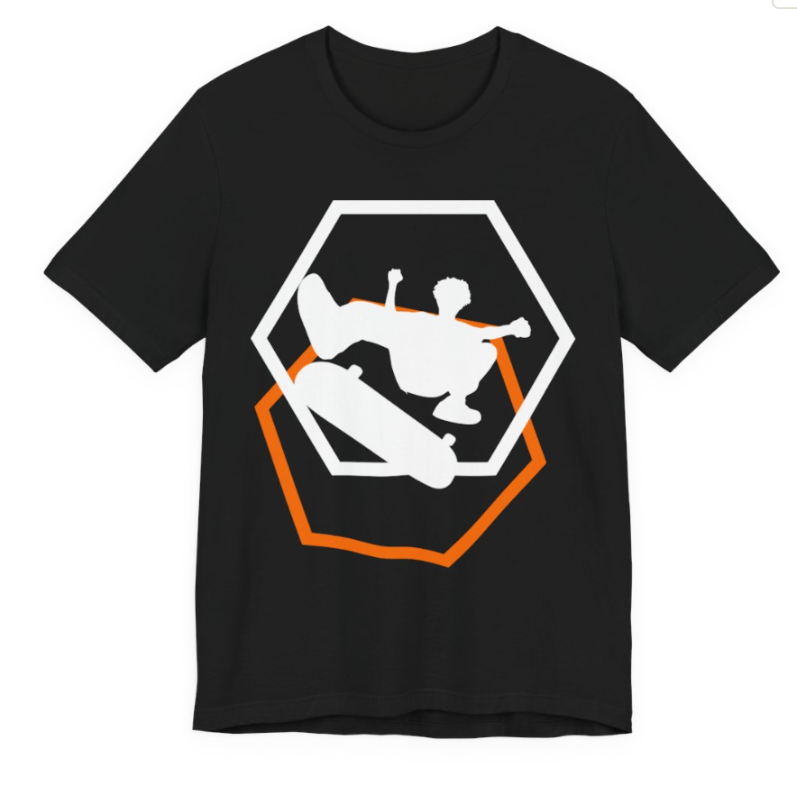 Minimal Skateboarder Dark | Universe