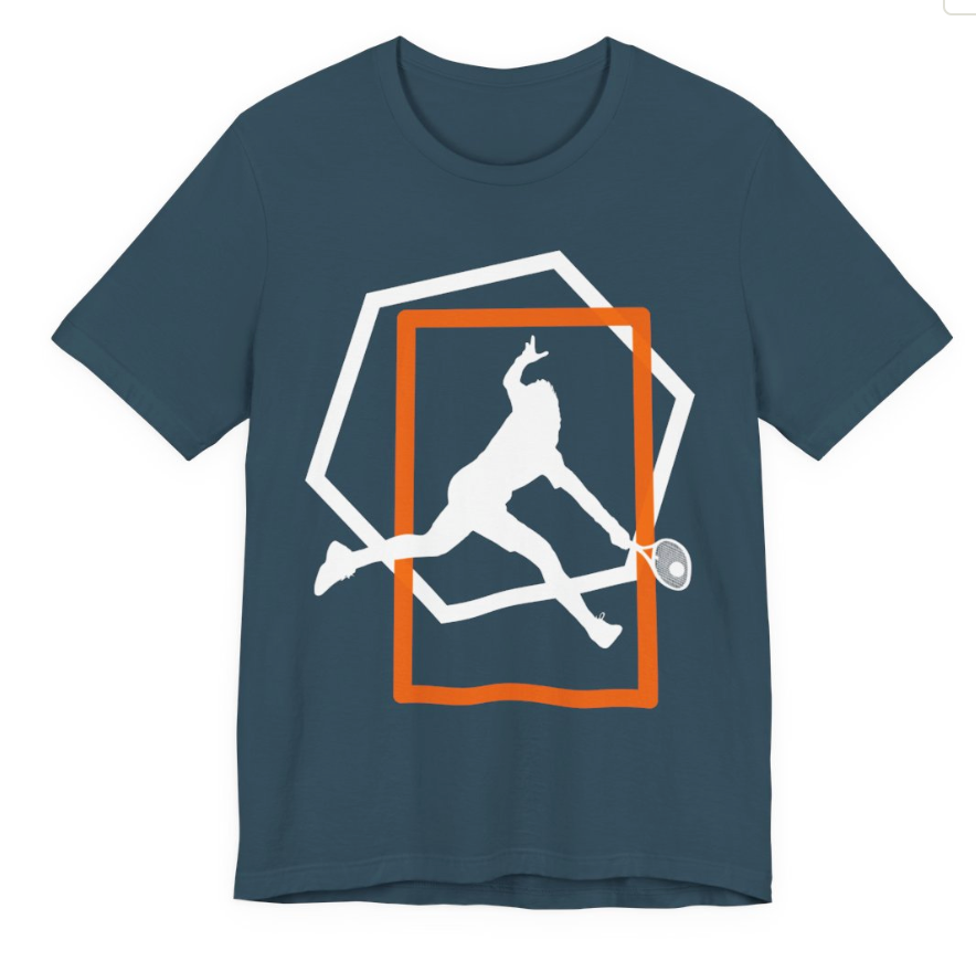Minimal Tennis Man Dark | Universe