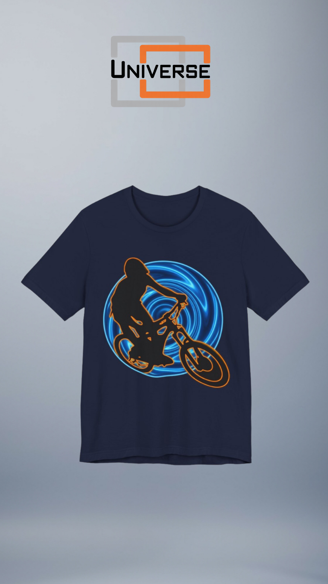 Neon MTB Vortex Branded Design Portrait — Universe Digital