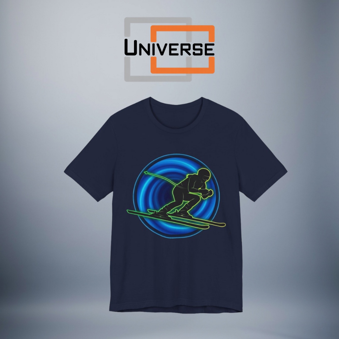 Neon Slalom Vortex Branded Design — Universe Digital