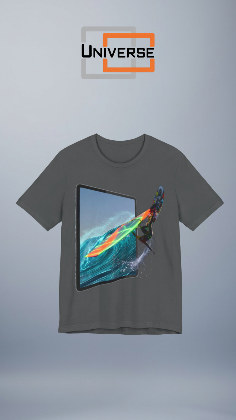 Neon Wave sailor Portal Branded Design Portrait — Universe Digital