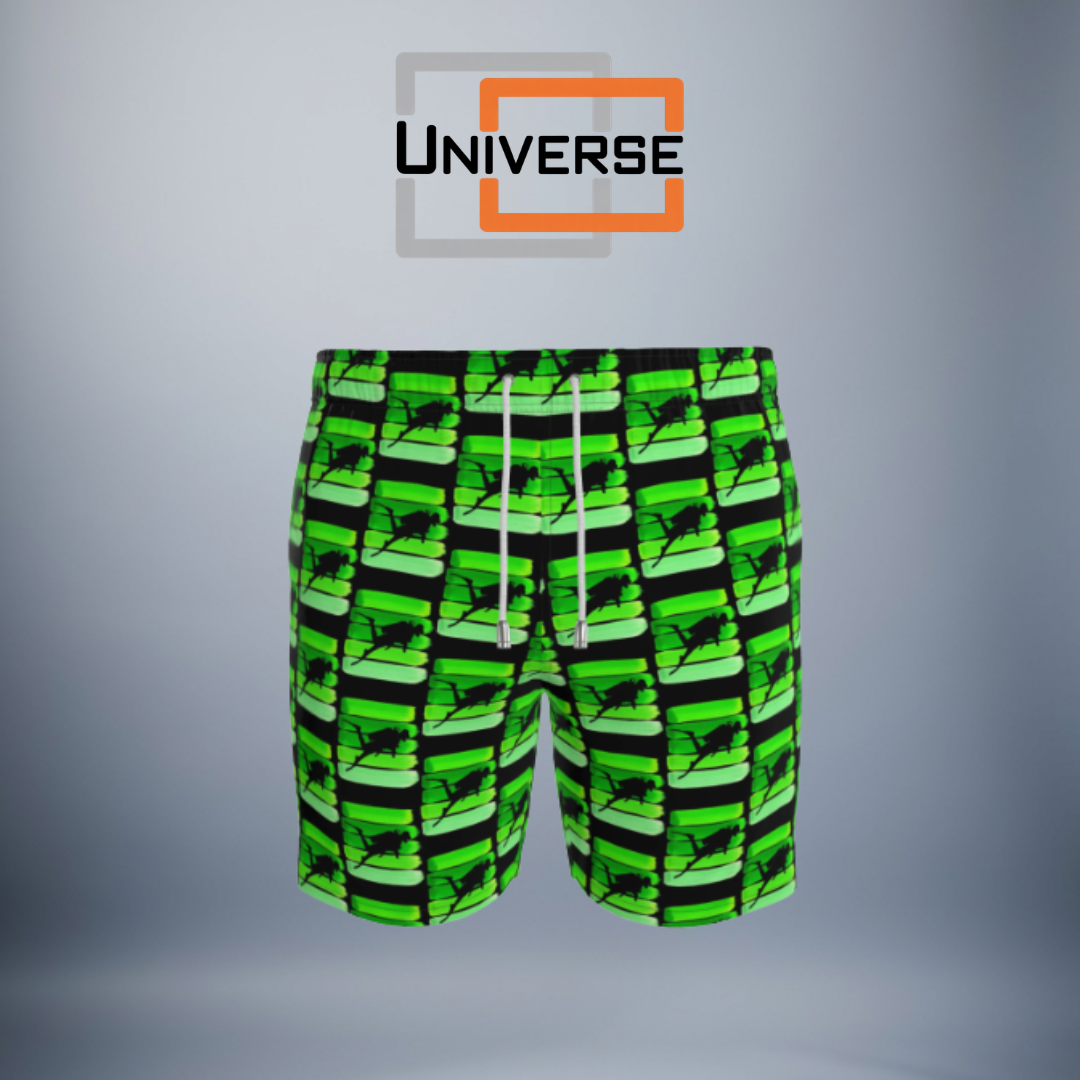Neon Diver — Boardshorts | Universe