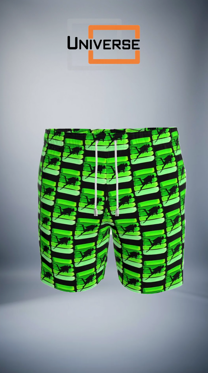 Neon Diver — Boardshorts | Universe