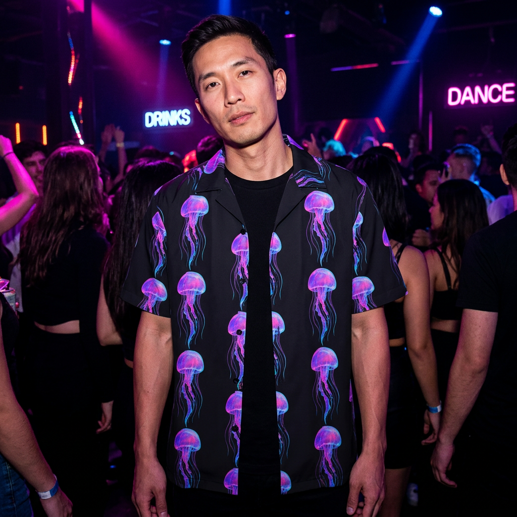 UNI-SH-115 Model Wearing — Universe Digital
