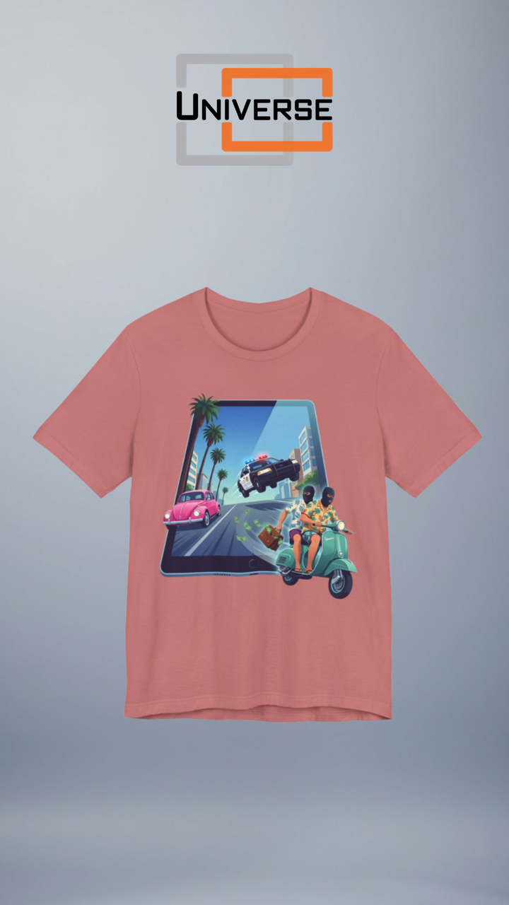 Vespa Heist Portal Branded Design Portrait — Universe Digital