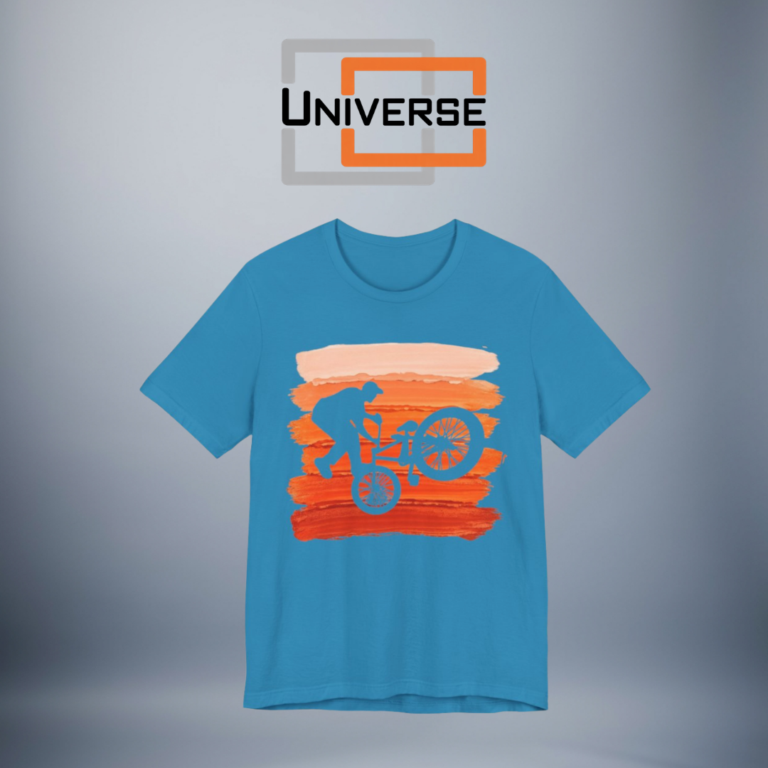 Vintage BMX Orange Stripes Branded Design — Universe Digital