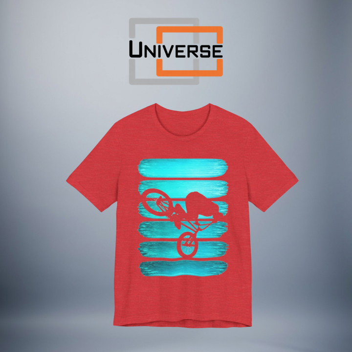 Vintage BMX Teal Stripes Branded Design — Universe Digital