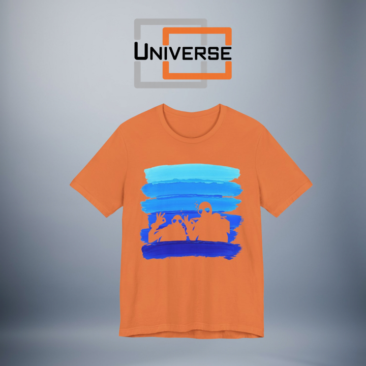 Vintage Scuba Dibers Blue Stripes Branded Design — Universe Digital