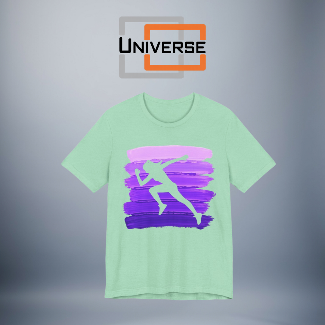 Vintage Sprint Purple Stripes Branded Design — Universe Digital