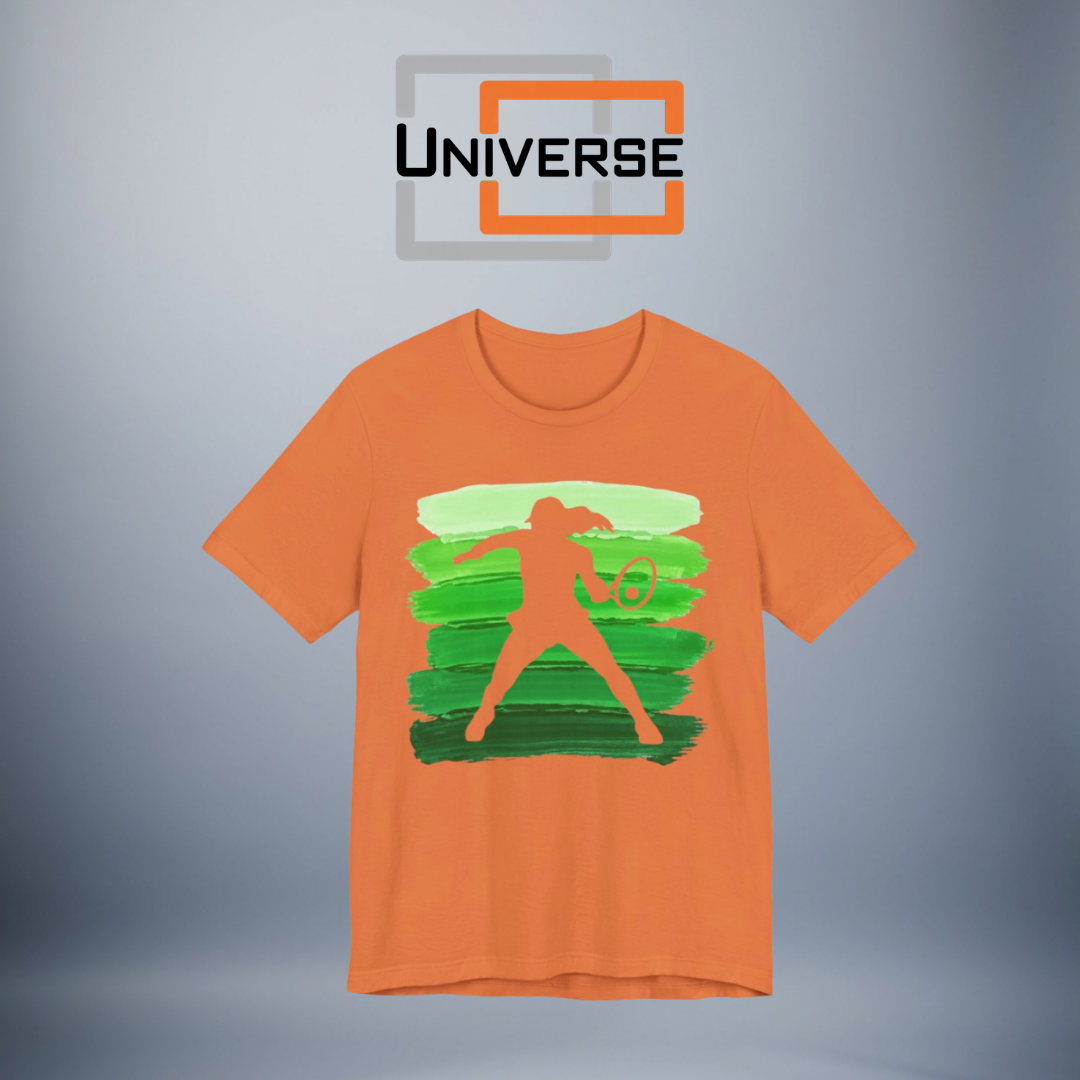 Vintage Tennis Green Stripes Branded Design — Universe Digital