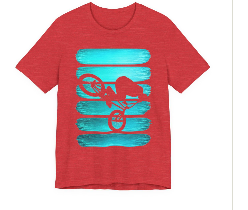Vintage Bmx Teal Stripes | Universe