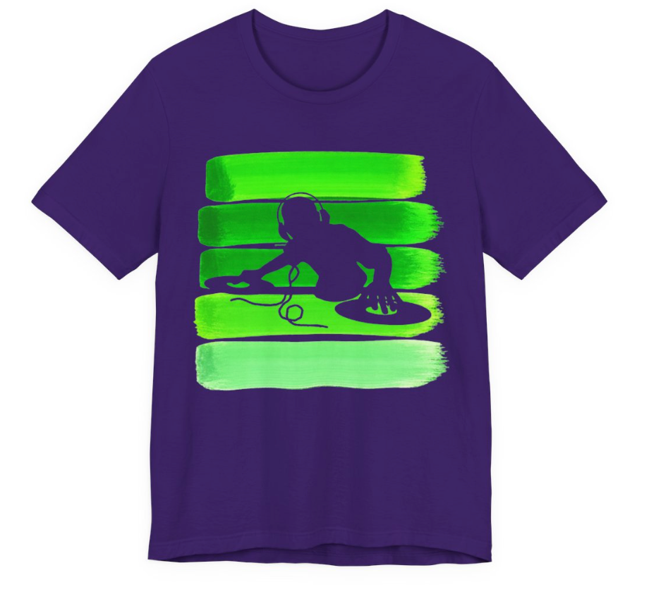 Vintage Dj Green Stripes | Universe