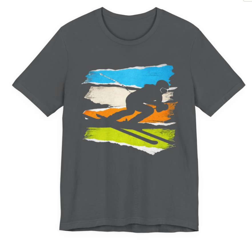 Vintage Downhill Skier Retro | Universe