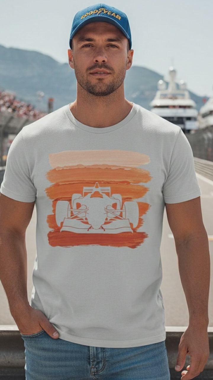 Vintage Formula Orange Stripes Lifestyle Video — Universe Digital