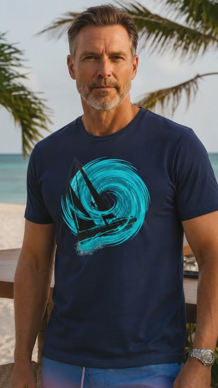 Neon Yacht Vortex Lifestyle Video — Universe Digital