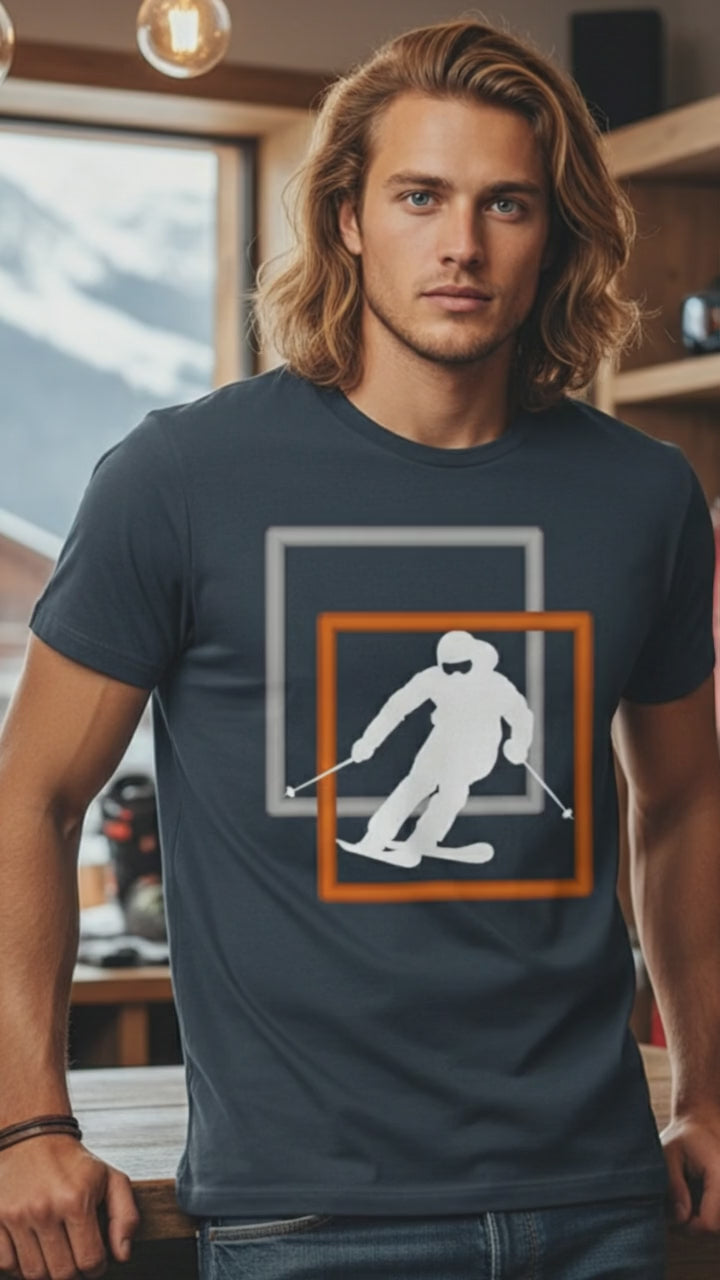 Minimal Downhill Skier Dark Lifestyle Video — Universe Digital