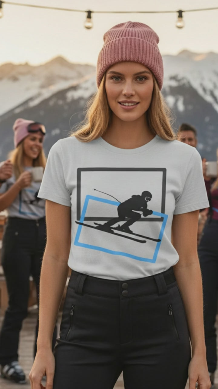 Minimal Downhill Skier Light 2 Lifestyle Video — Universe Digital