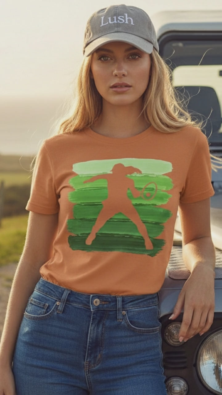 Vintage Tennis Green Stripes Lifestyle Video — Universe Digital