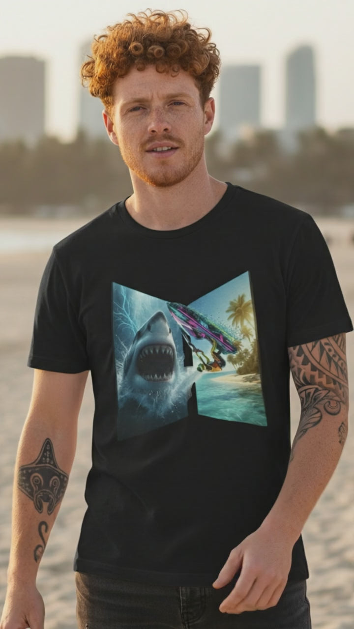 Shark vs Wakeboarder Z-Fold Portal Lifestyle Video — Universe Digital