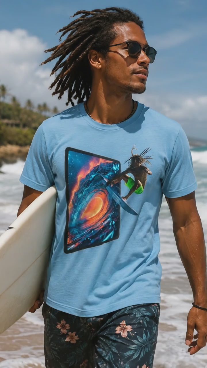 Fire Wave Surfer Portal Lifestyle Video — Universe Digital