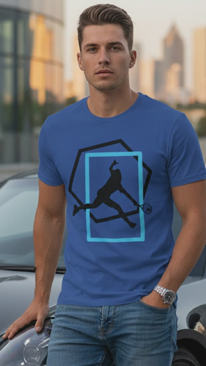 Minimal Tennis Man Light Lifestyle Video — Universe Digital