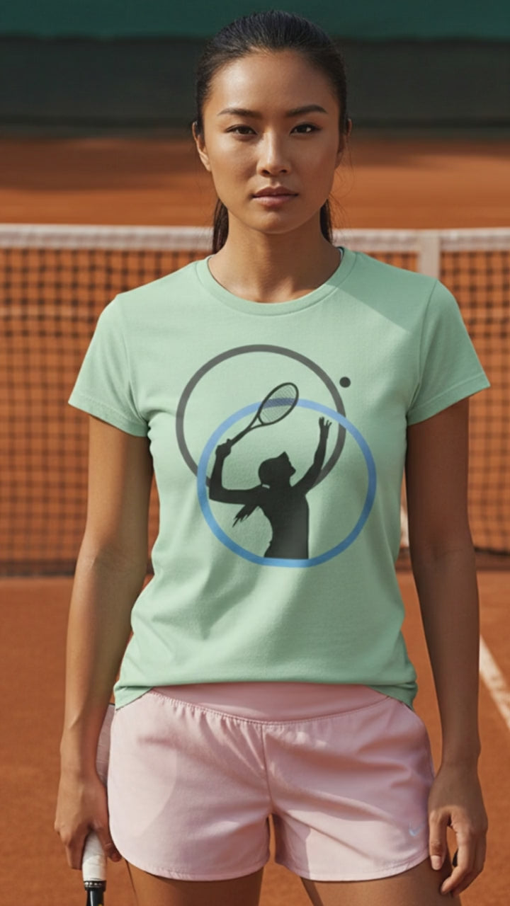 Minimal Tennis Woman Light Lifestyle Video — Universe Digital